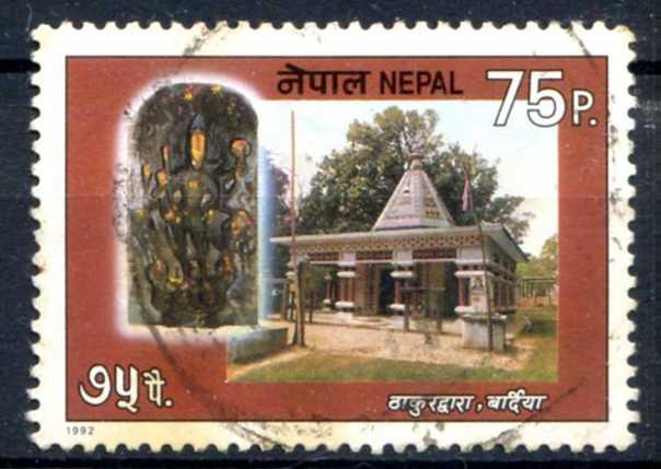 Непал 1992 Храм Thakurdwara Mi:NP 526, Sn:NP 503 Гаш