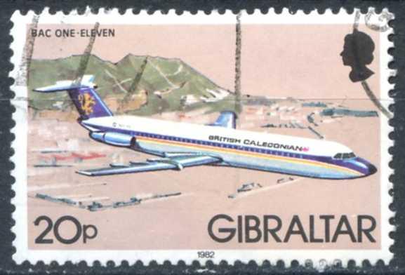 Гибралтар 1982 Авиация Самолет Транспорт Mi:GI 441I Гаш
