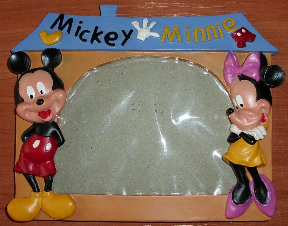 Фоторамка детская керамика Mickey Minnie Польша