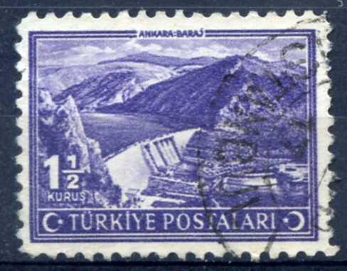 Турция 1943 Анкара Дамба Mi:TR 1116 Гаш