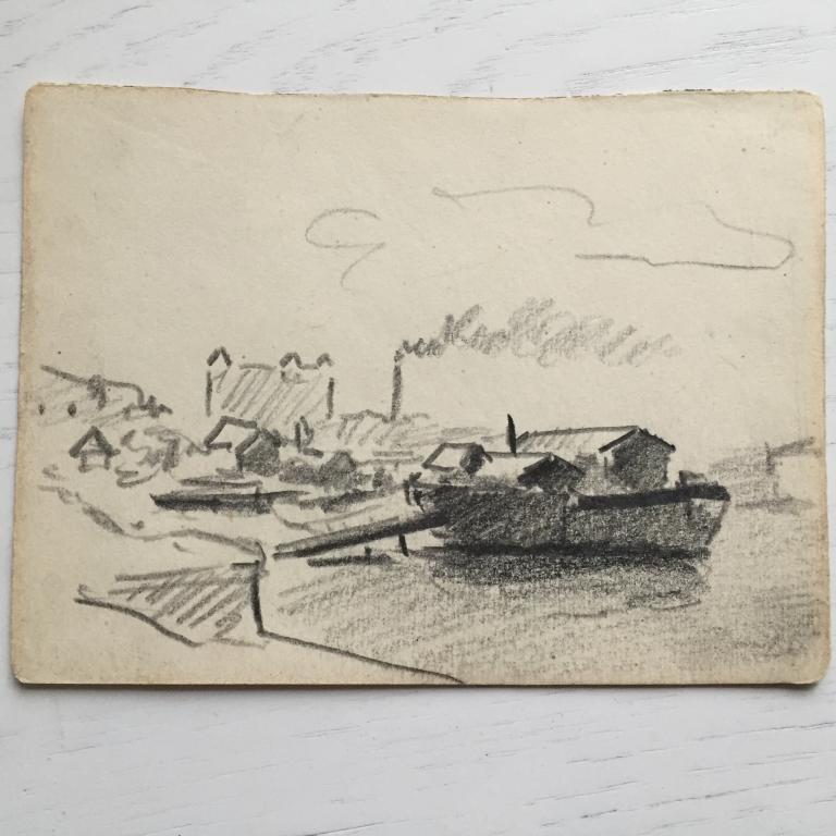 Ведерников А.С. (1898-1975) "На Волге"