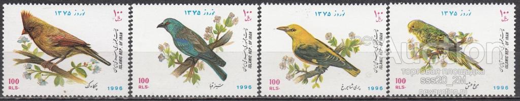 Иран 1996 птицы Mi2678-2681 MNH полная