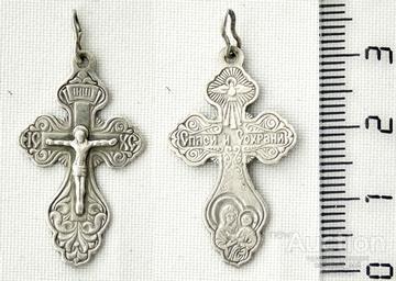 Крест серебряный, 925 пр , 1,9 гр