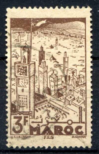 Марокко 1939 Виды Fes Mi:MA 169 Гаш