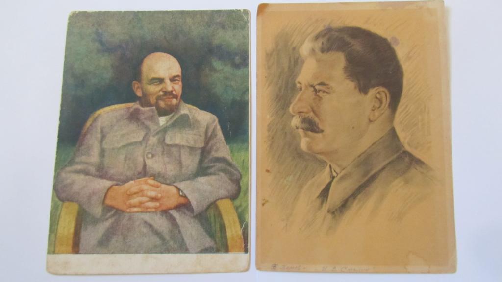 Сталин. Почтовая карточка. 1939 г. Иосиф Сталин. Тбилиси. Ленин.