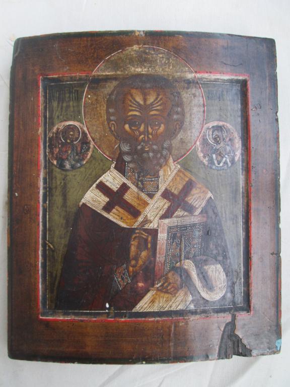 РОСКОШНЫЙ НИКОЛАЙ ЧУДОТВОРЕЦ ,18-19 ВЕК ! ПРЕВОСХОДНОЕ ПИСЬМО ! СИЛЬНАЯ ИКОНА !!! ШЕДЕВРИЩЕ !!!!!!