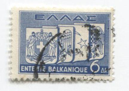 1938.Греция.Балканская антанта.1м.гаш