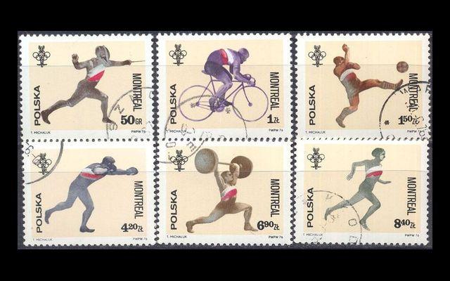 Польша 1976 Mi 2452-57 Олимпийские игры CTO 002/484