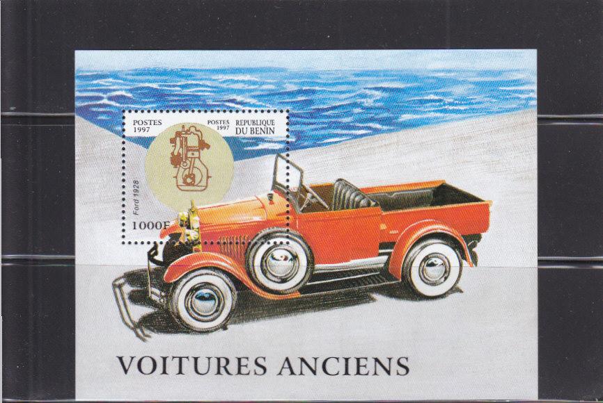 BENIN  БЕНИН    Автомобили  Форд  Блок  1997  Сост**