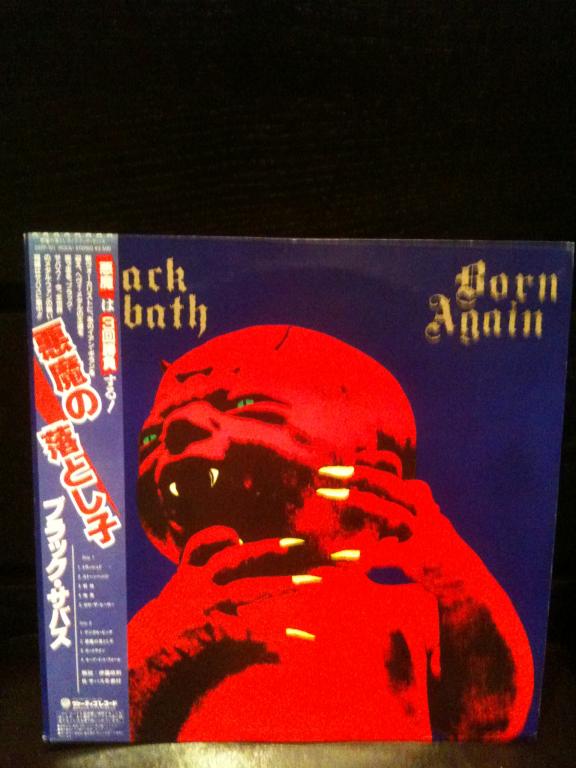 Пластинка BLACK SABBATH Born Again 1983 Japan OBI original