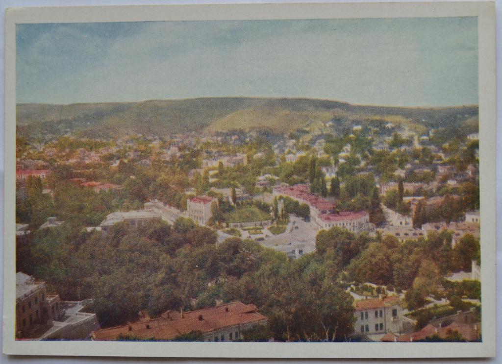 Кисловодск Вид города  -- СВЯЗЬИЗДАТ 1960 г