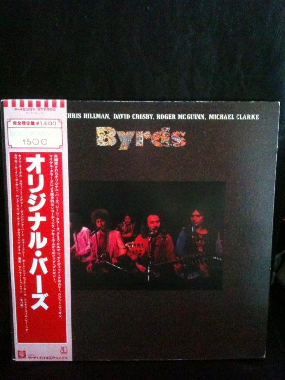 Пластинка The Byrds 1973 Japan OBI original