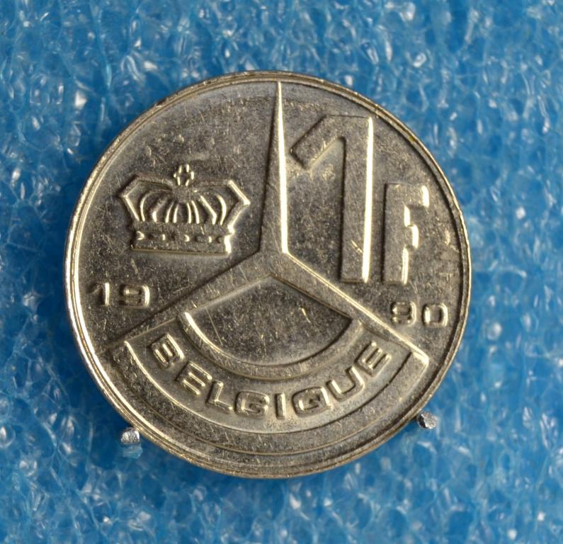 Бельгия 1 Франк 1990 г. (BELGIQUE) Лот № 0089