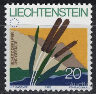 Лихтенштейн. 1983г. камыш Ми 824   **