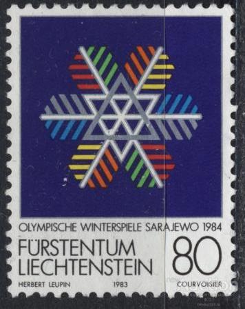 Лихтенштейн. 1983г. ЗОИ, Сараево Ми 835   **