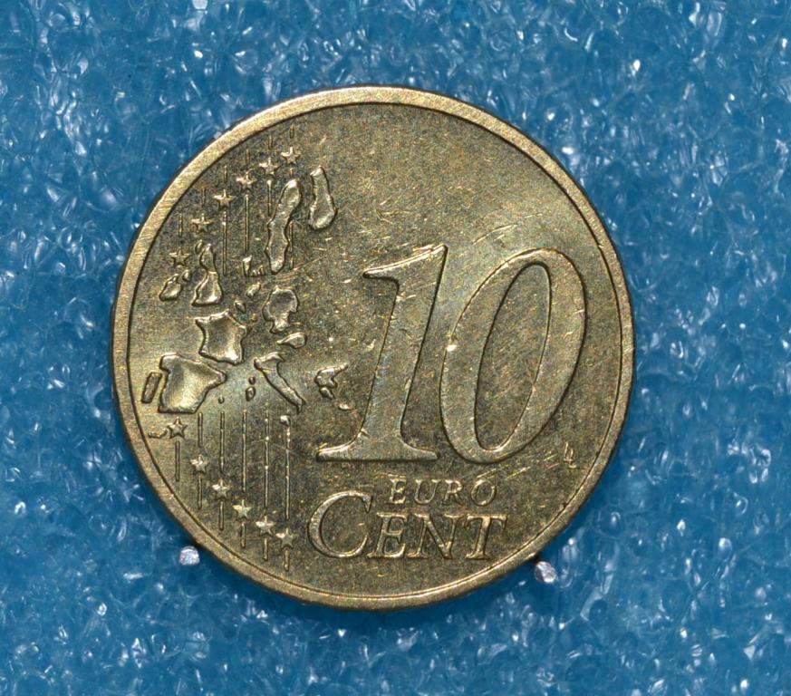 Германия 10 евро-центов 2002 г. "G"  Лот № 0590