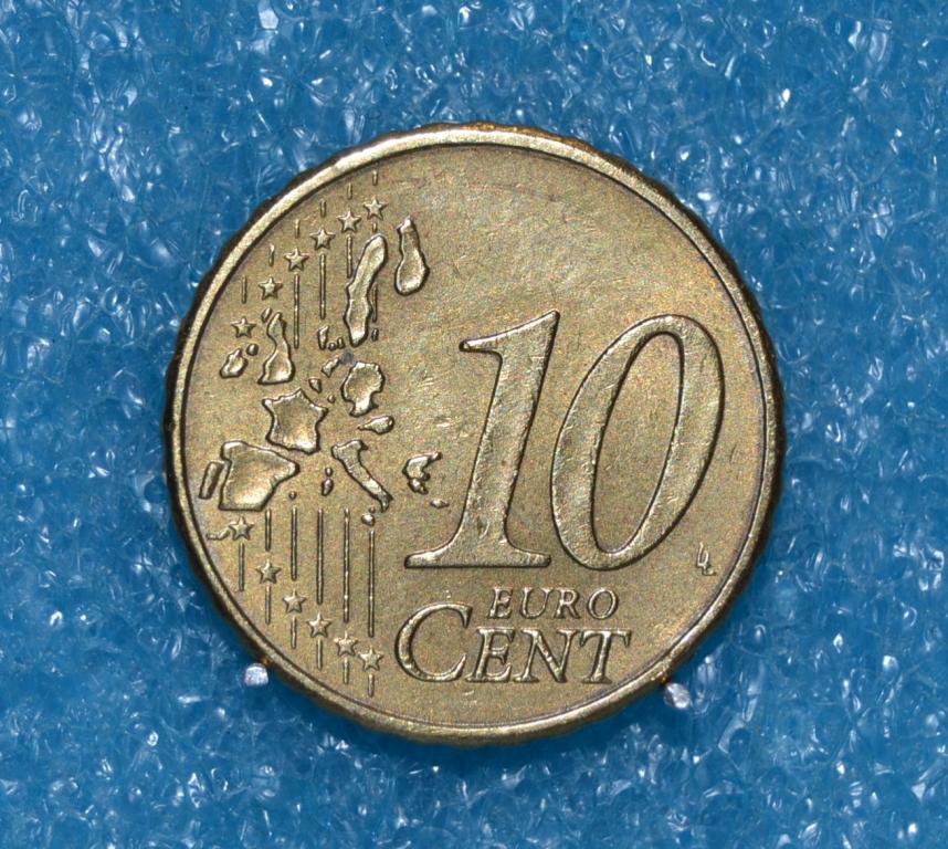 Германия 10 евро-центов 2002 г.  "J"  Лот № 0591