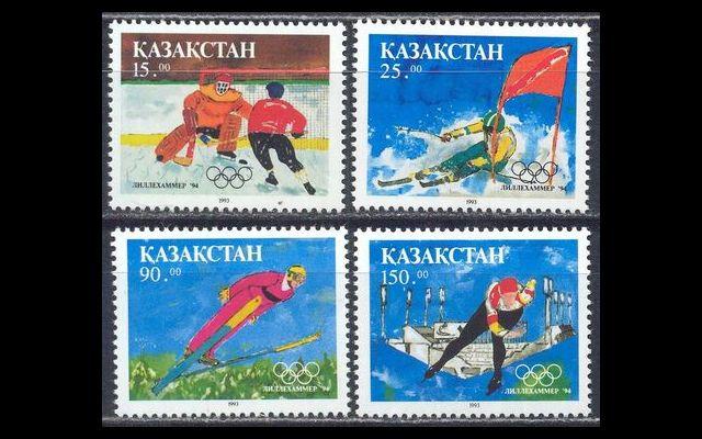 Казахстан 1994 Mi 37-40 Олимпийские игры MNH 052/030