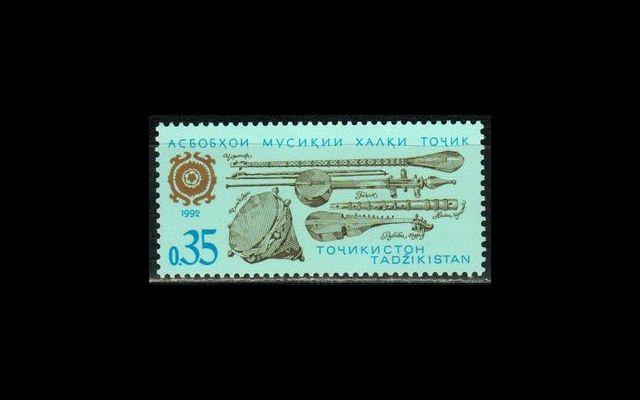 Таджикистан 1992 Mi 3 Музыкальные инструменты MNH 052/142