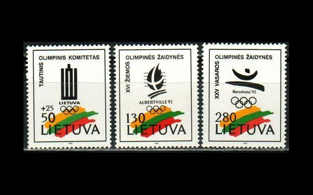 Литва 1992 Mi 496-98 Олимпийские игры MNH 052/262