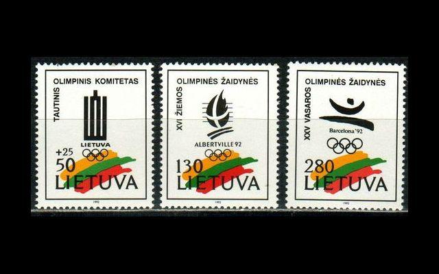 Литва 1992 Mi 496-98 Олимпийские игры MNH 052/261