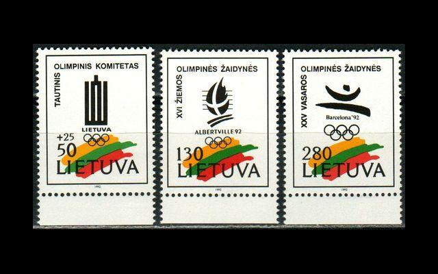 Литва 1992 Mi 496-98 Олимпийские игры MNH 052/264