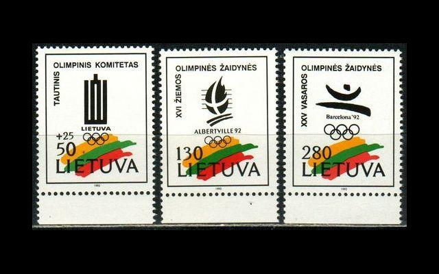 Литва 1992 Mi 496-98 Олимпийские игры MNH 052/263
