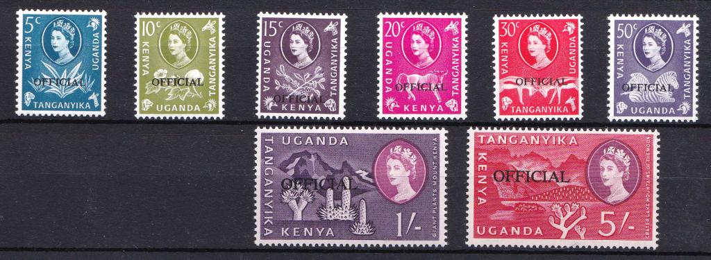 Кения-Уганда-Танганьика  КУТ 1960г. п/сер. MNH