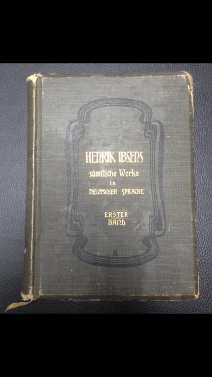 Книга Henrik Ibsens на немецком языке 1903 г