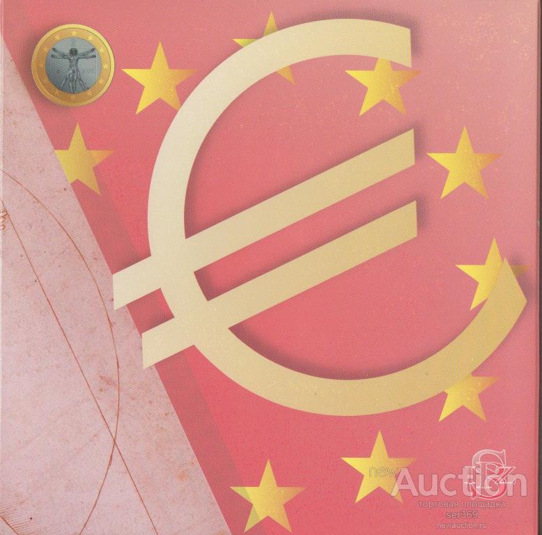 Италия. Набор монет евро 2005 года