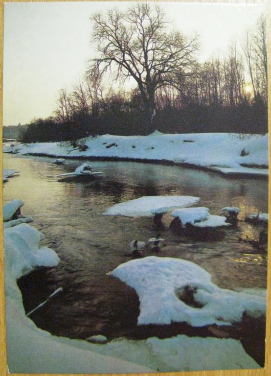 К11-407 ВЕСЕННЕЕ УТРО 1989 ПРИРОДА