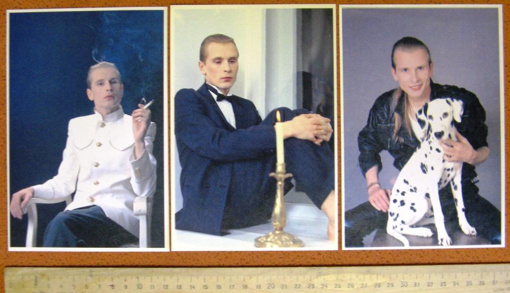 П01.034 АРТИСТ АЛЕКСАНДР МАЛИНИН, ПРИЛОЖЕНИЕ К ПЛАСТИНКЕ, 1988, ТРИ ШТУКИ ОДНИМ ЛОТОМ