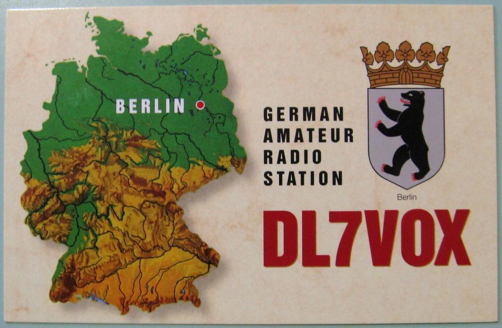К22-466 QSL КАРТОЧКА РАДИООБМЕНА ГЕРМАНИЯ 2004