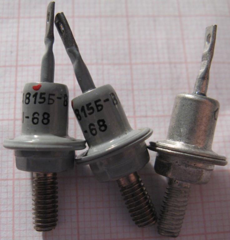 Р02 РАДИОДЕТАЛИ СТАБИЛИТРОНЫ Д815Б 3 ШТУКИ