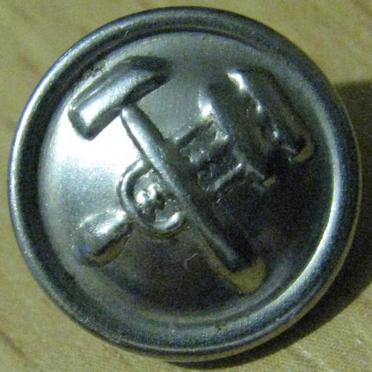 М01.076 МАЛАЯ ПУГОВИЦА ЖЕЛЕЗНАЯ ДОРОГА, ДИАМЕТР 14 МИЛЛИМЕТРОВ