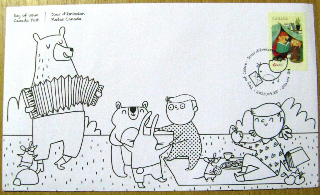 К18:077 КПД СГ КАНАДА 2015 МЕДВЕДЬ ДЕТИ