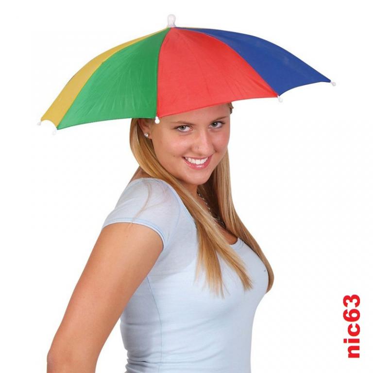 Компактный зонтик на голову Ромашка зонт рыбалка экскурсия поход пляж отдых...