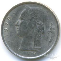 Бельгия 1 франк 1975 13.77.05