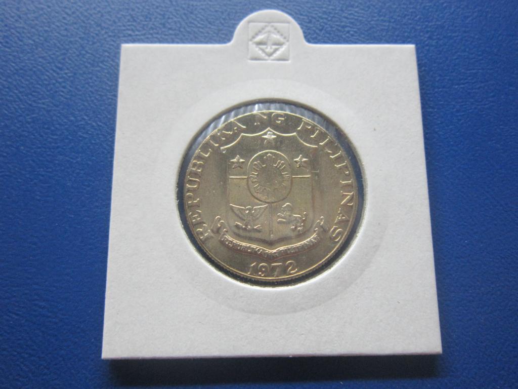ФИЛИППИНЫ 50 СЕНТИМО 1972 В ХОЛДЕРЕ