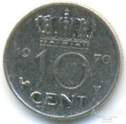 Нидерланды 10 центов 1970 59.80.05