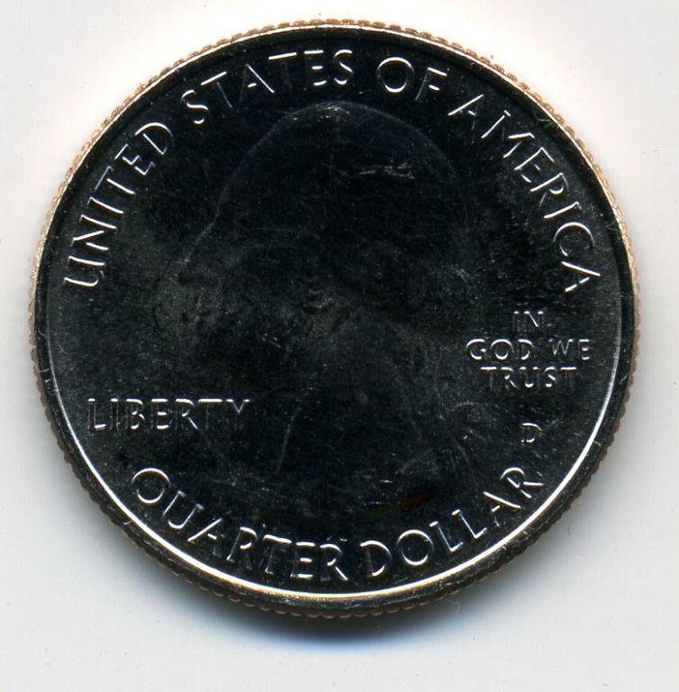 25 центов - США - 2016 D - Harpers Ferry - Западная Вирджиния - парк № 33 - UNC