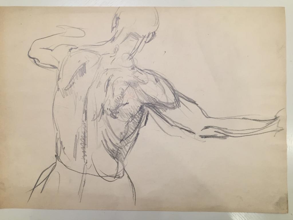 Бантиков А.С. (1914-2001)  "Готовый к броску"