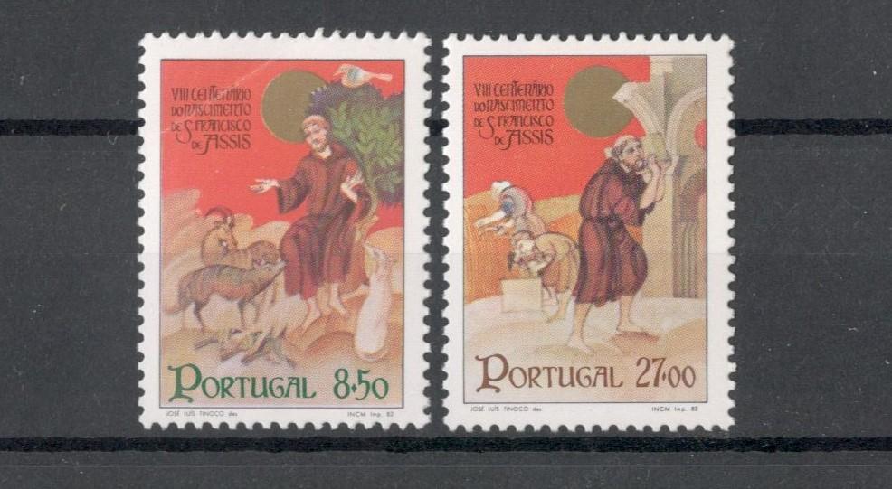 Португалия ,1982, № 1552,1553, € 3,2 , MNH, полн., религия