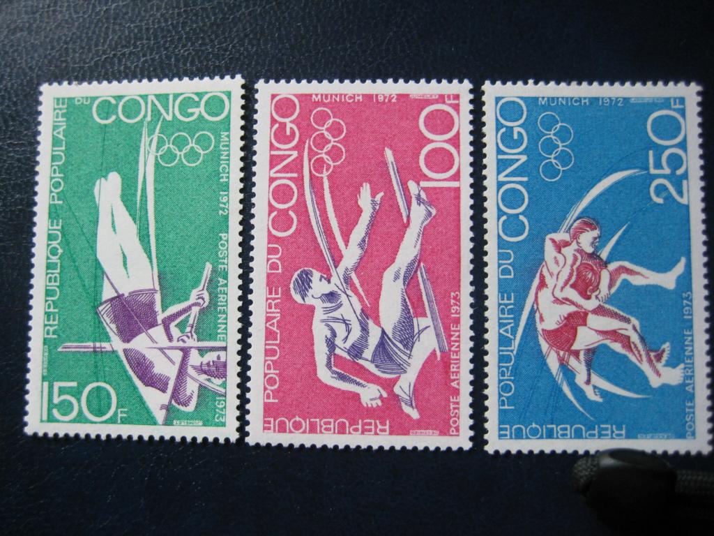 Марки. Спорт. Конго