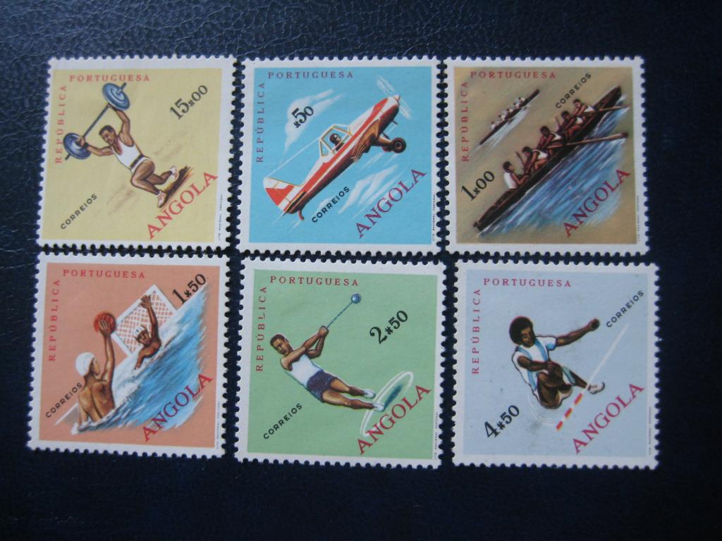 Марки. Спорт. Ангола