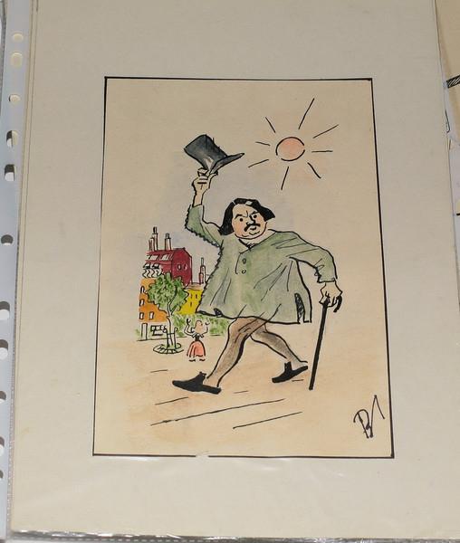 Гальба В.А. (1908-1984)  Бальзак на прогулке