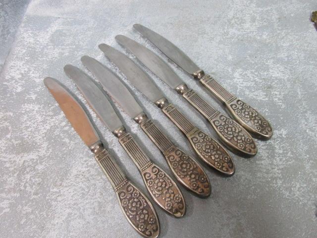 НАБОР СТОЛОВЫХ НОЖЕЙ. ТЯЖЕЛЫЕ. 6 ШТУК