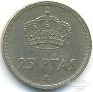 Испания 25 песет 1975 41.81.05