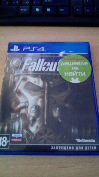 Диск fallout 4 ps4