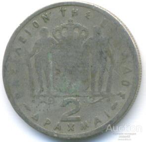 Греция 2 драхмы 1954 86.85.05